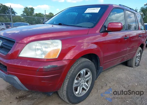 2005 Honda Pilot Ex-L from USA, damaged, VIN 5FNYF18545B068186